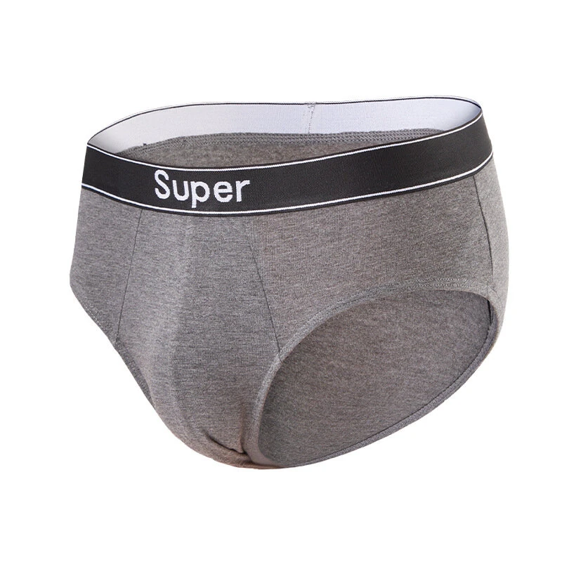 (image for) 5pcs Men's Triangle Briefs Fashion Letter Elastic Belt Comfortable Soft Breathable Daily Sleep Men's Underwear